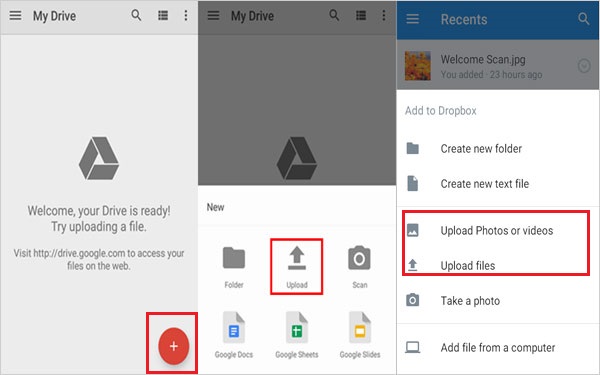 Googleドライブを介してAndroidからiPhoneにファイルを転送する方法
