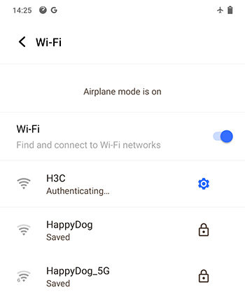 vivoはwifiを再接続します