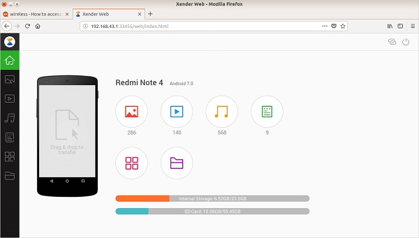 WiFi転送アプリAndroidのようなXender