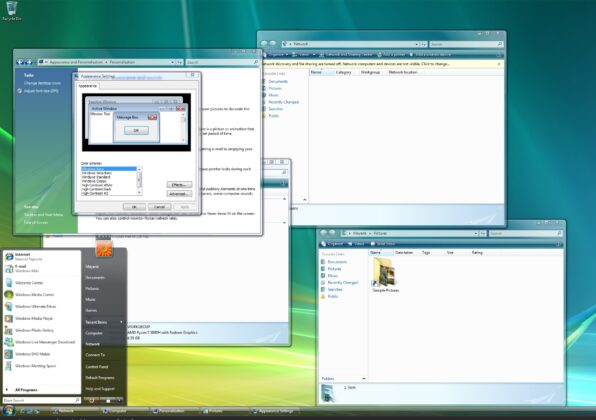 Windows Vista Aero Glass